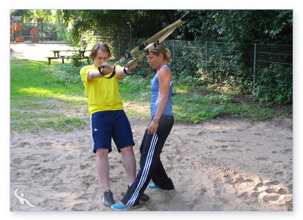 Core Trainer beim Outdoor Einsatz in Hamburg