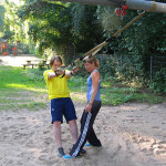 TRX Ganzkörpertraining im Park