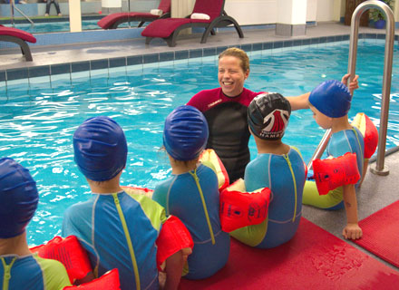 KiTa-Schwimmen im Hotel Pool